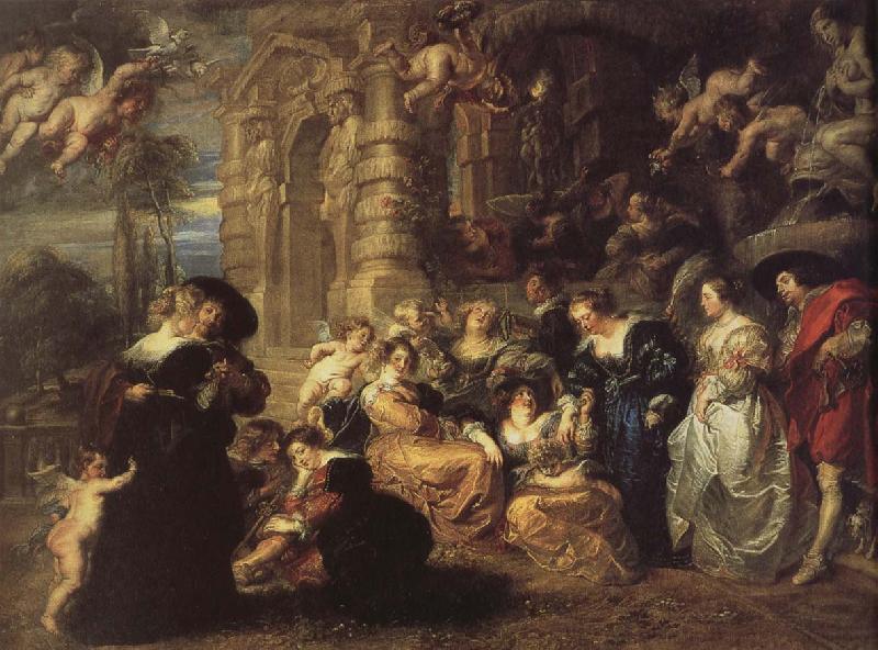Peter Paul Rubens The garden of love France oil painting art